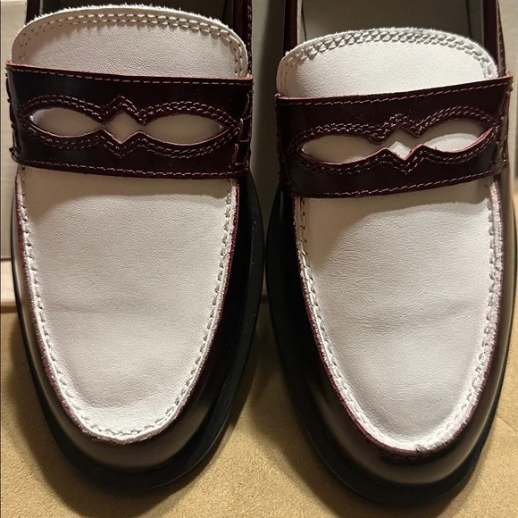 AllSaints NIB Harmon Winehous Slip-On Loafers display picture 1